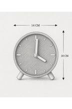 Kırmızı Minimal Görünüm Çalışma Masası İçin Dekoratif Masa Saati
