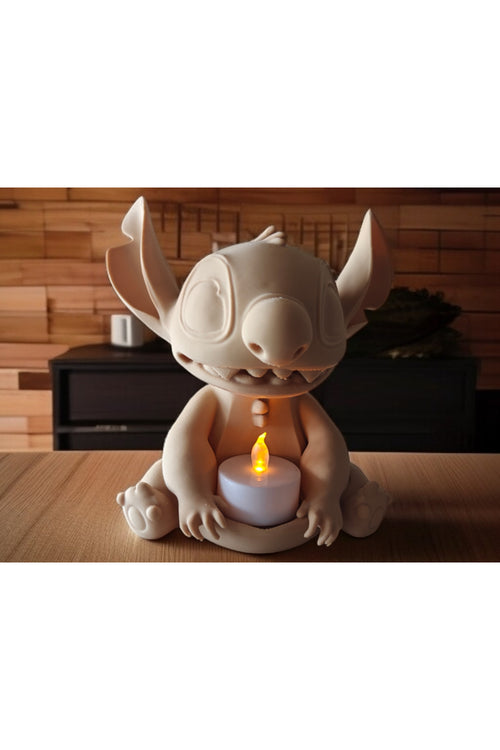 Bej Stitchglow Dekoratif Mumluk | Dekoratif Ev Dekoru