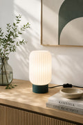 Modern Minimal Dekoratif Abajur - Masa Lambası - Yatak Odası Gece Lambası - LED Ampul Dahil
