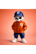Kuru Kafa Old School Detroit Tigers Kombin Turuncu | Özel Seri Koleksiyon Ürünü Oyuncak Figür