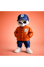 Kuru Kafa Old School Detroit Tigers Kombin Turuncu | Özel Seri Koleksiyon Ürünü Oyuncak Figür