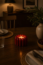 FloraGlow Candle Holder | Dekoratif Pilli Mumluk