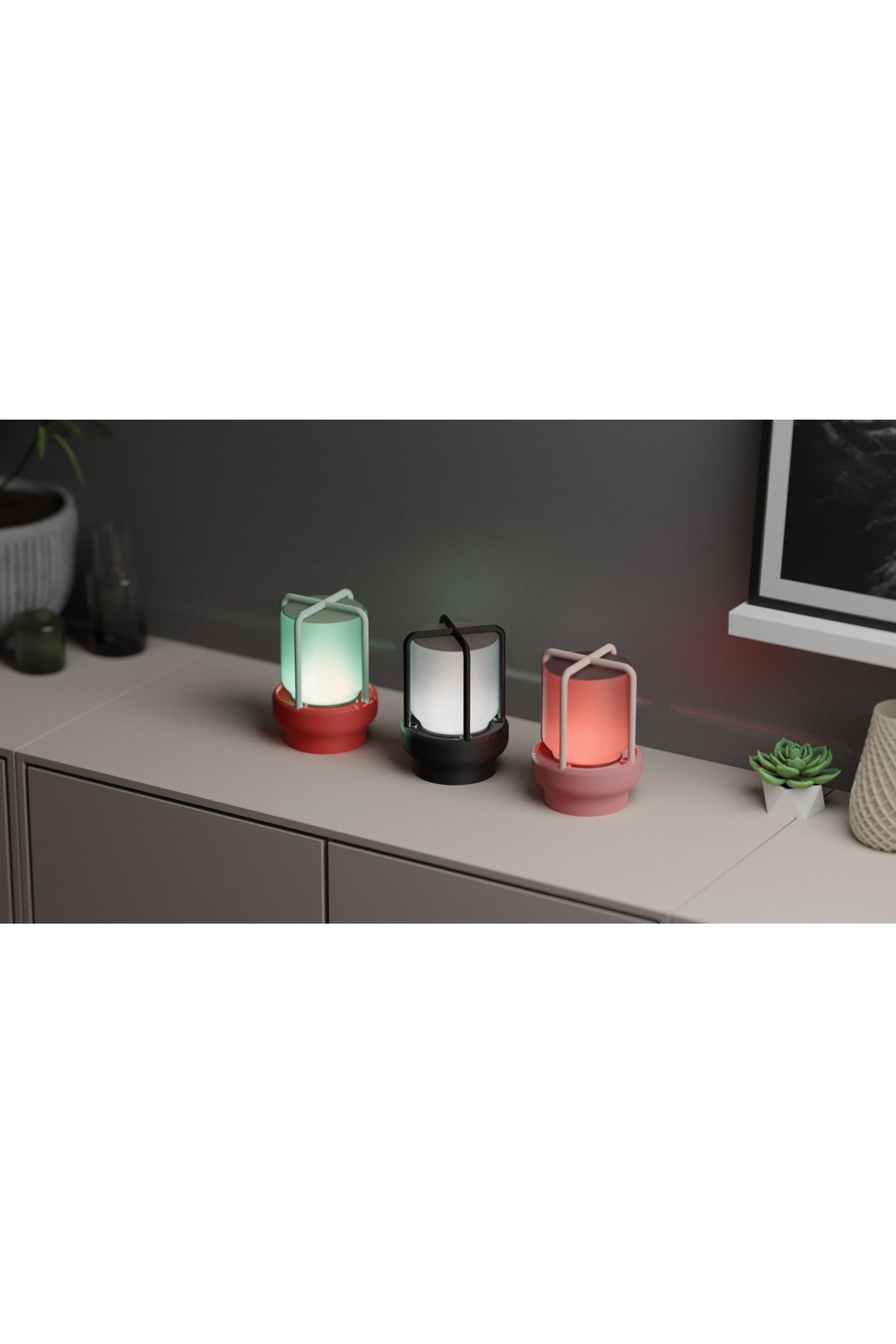 Modern Minimalist LED Gece Lambası – Dekoratif Ortam Işığı | 3 Renk Seçeneği