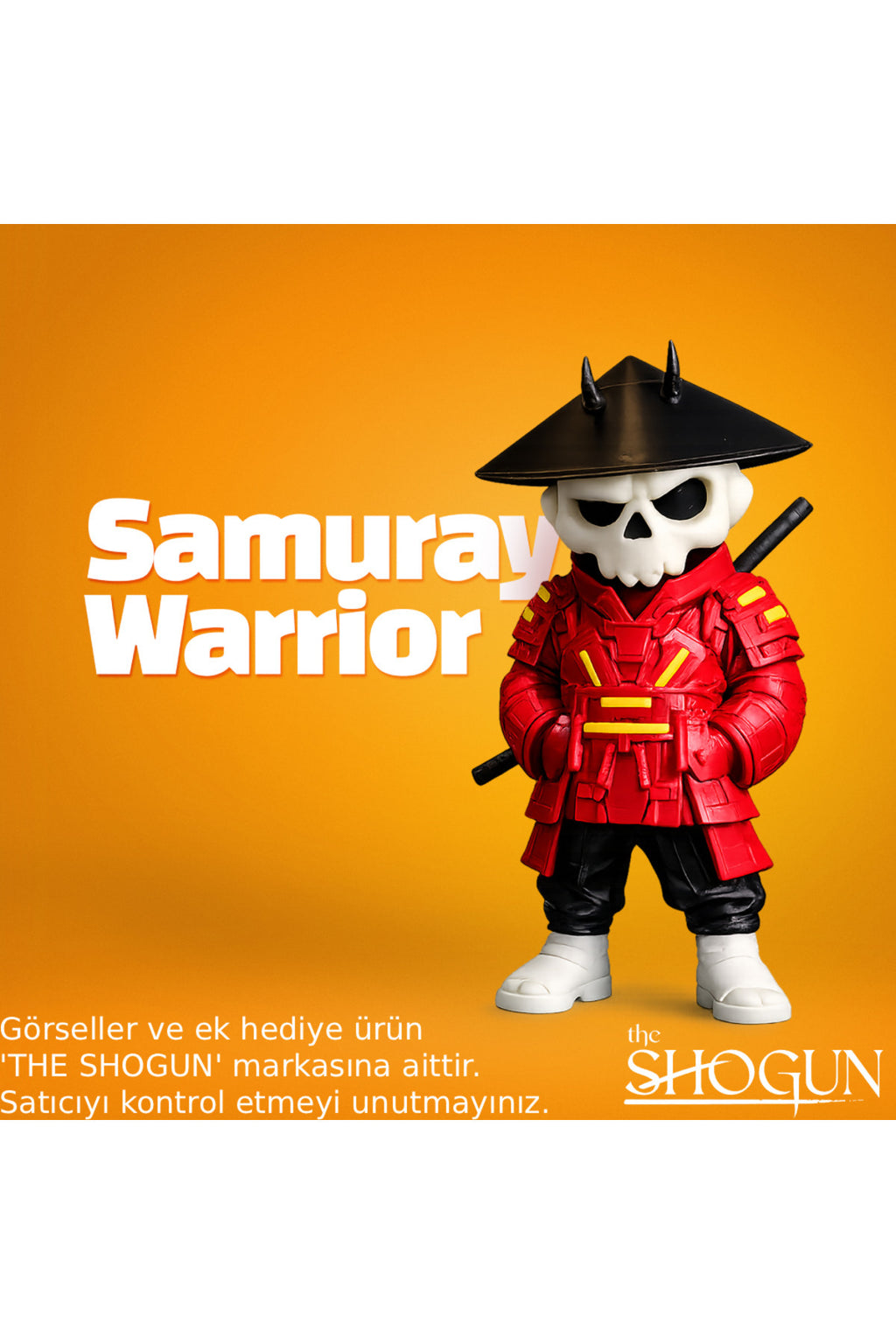 Kuru Kafa Samuray Warrior Özel Seri Kırmızı | Özel Seri Koleksiyon Ürünü Oyuncak Figür