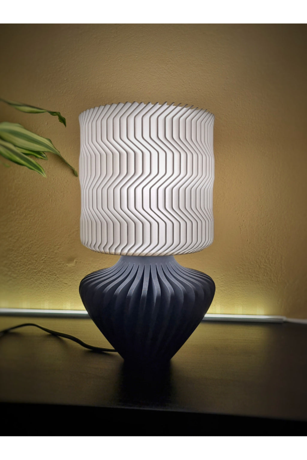 Dual Wave – Dekoratif Masa Lambası