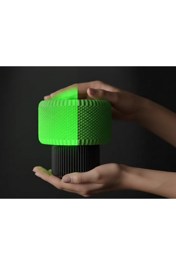 Siyah Lumiform Mini Lamp | Dekoratif LED Gece Lambası