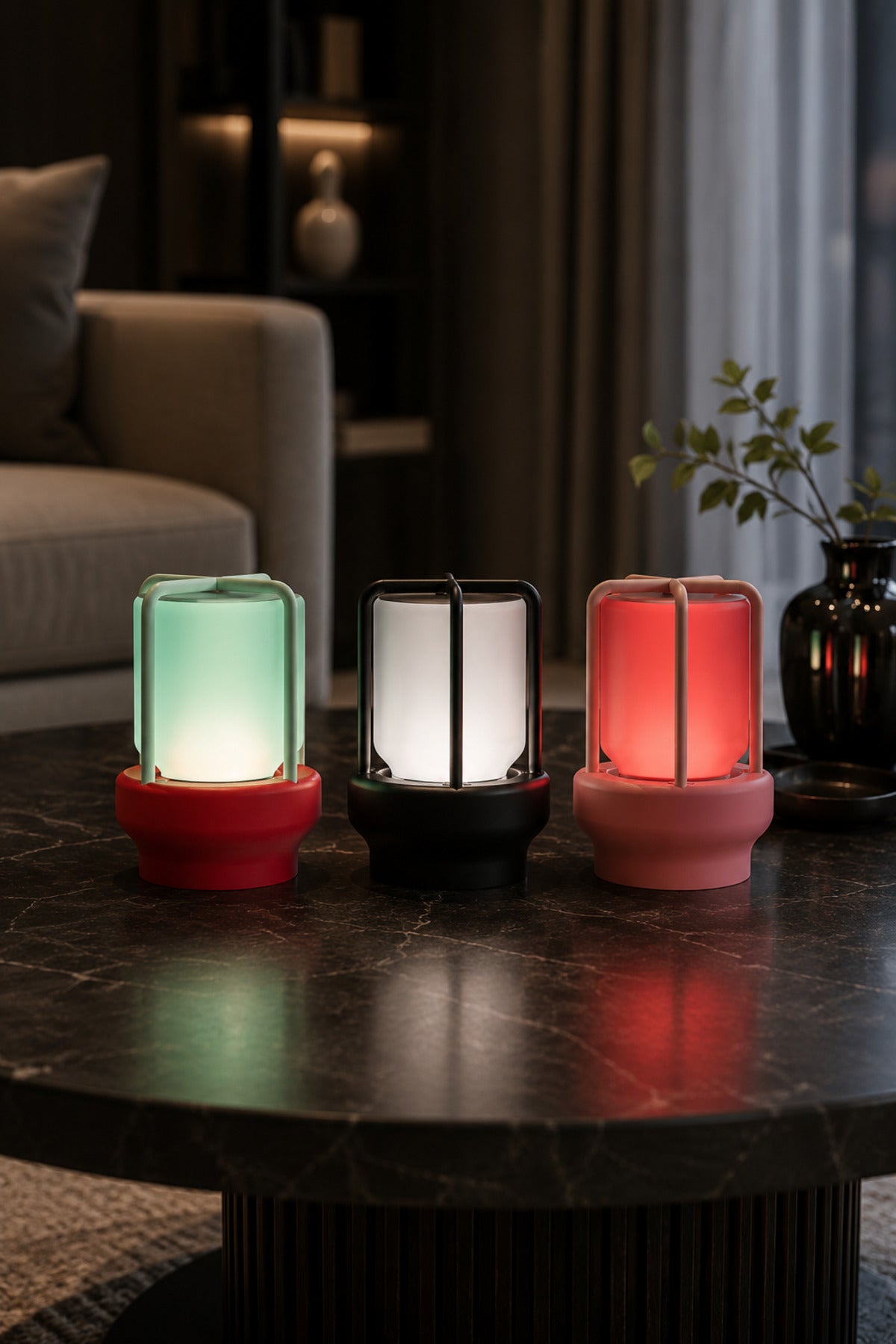Modern Minimalist LED Gece Lambası – Dekoratif Ortam Işığı | 3 Renk Seçeneği