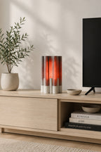 GlowCylinder Lamp | Premium Dokulu Masa Lambası