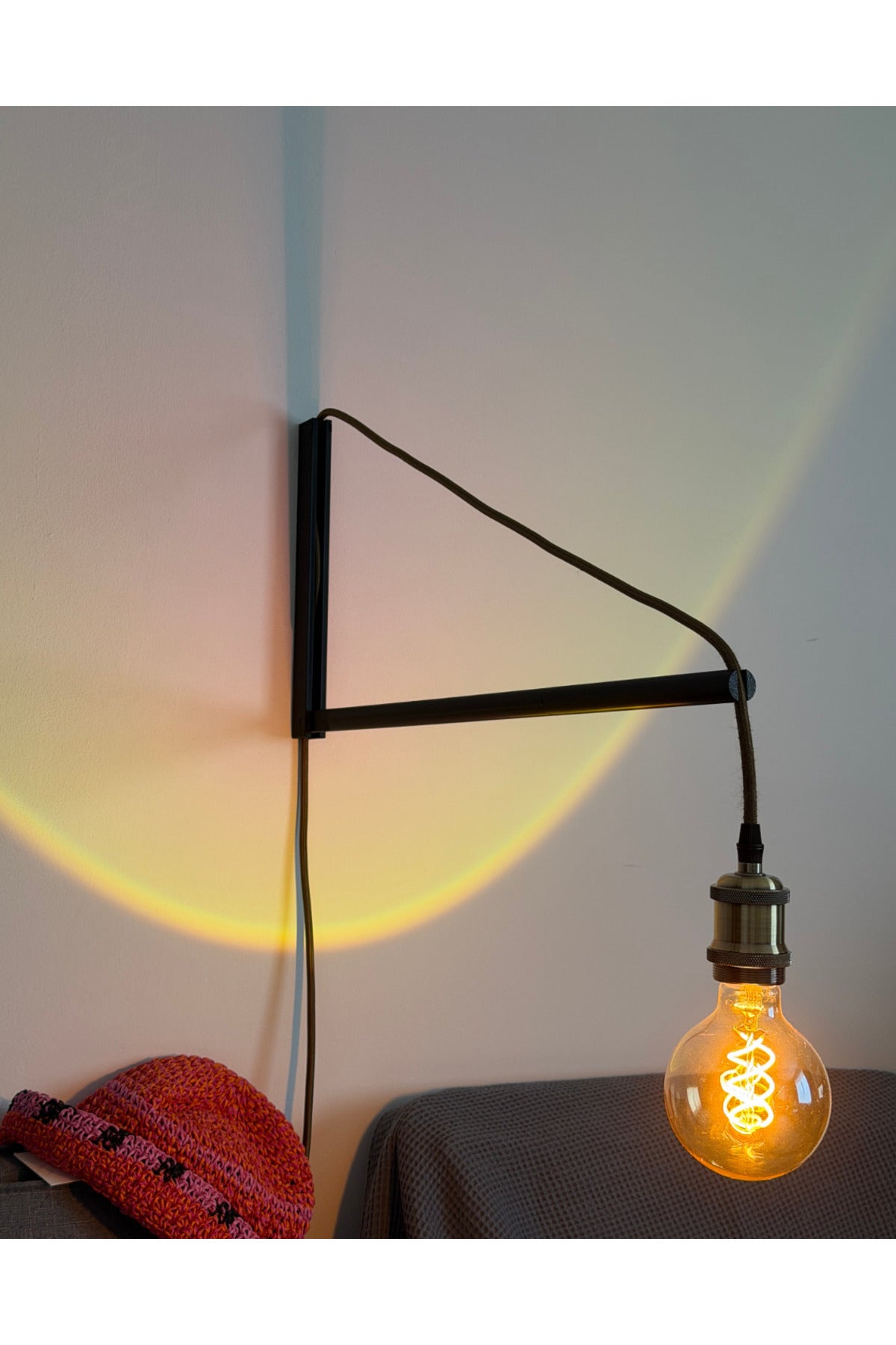 Dravon Arc Edison Duvar Lambası Aplik Modern Dekoratif Aydınlatma