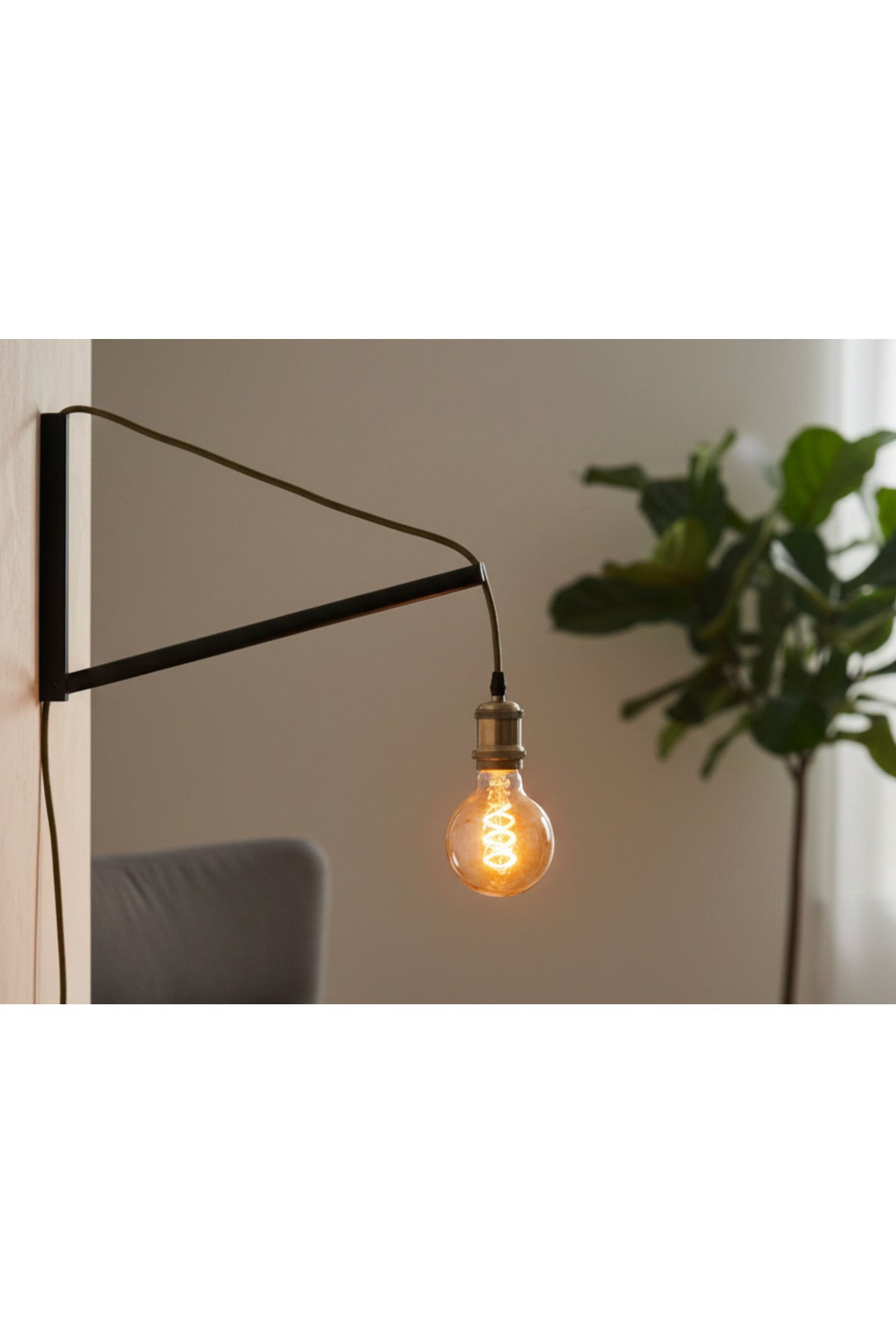 Dravon Arc Edison Duvar Lambası Aplik Modern Dekoratif Aydınlatma
