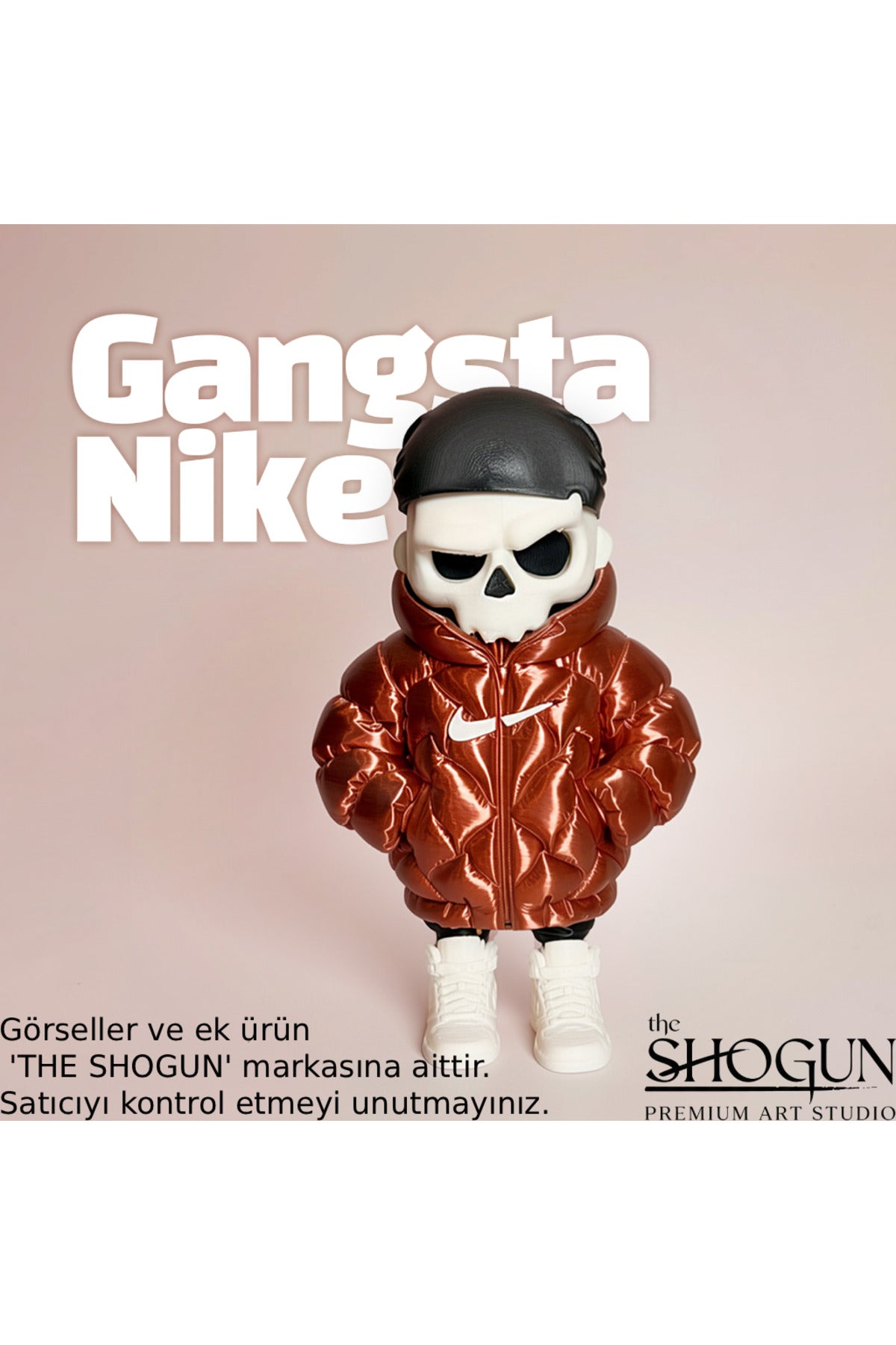 Kuru Kafa Gangsta Nike Bukalemun Bakır-Kırmızı | Özel Seri Koleksiyon Ürünü Oyuncak Figür