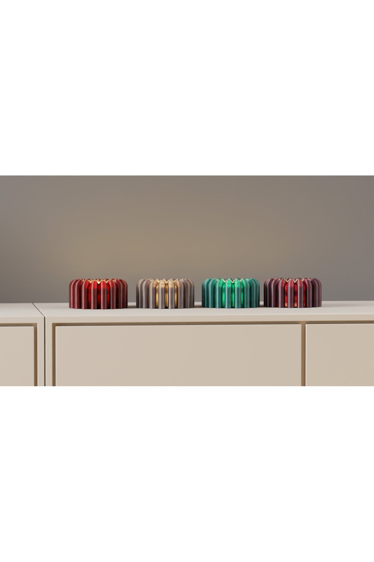 FloraGlow Candle Holder | Dekoratif Pilli Mumluk