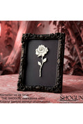 Monarch Rose Kabartma Gül Model Varaklı Premium Tablo |170MM x 230MM