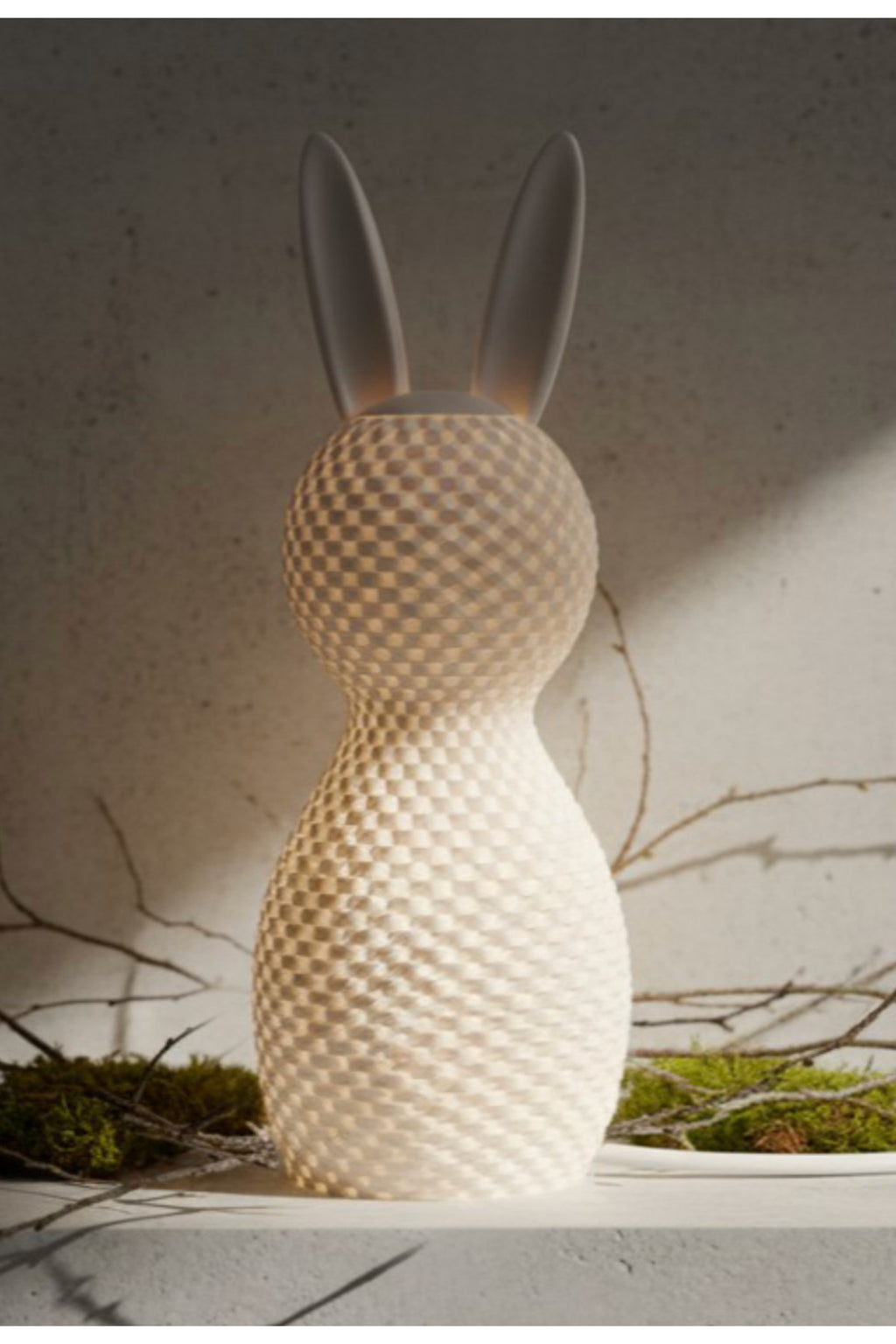 Bunnyra Glow Minimal Dekoratif Masa Lambası Sevimli Tavşan Tasarımı