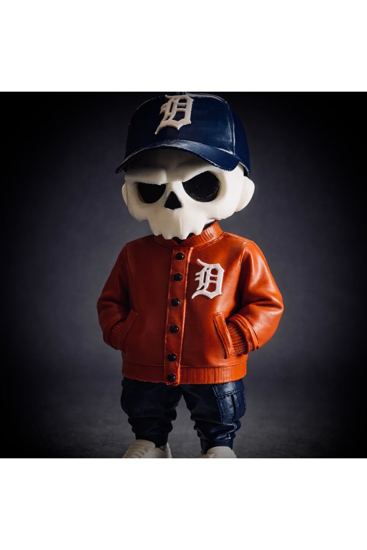 Kuru Kafa Old School Detroit Tigers Kombin Turuncu | Özel Seri Koleksiyon Ürünü Oyuncak Figür