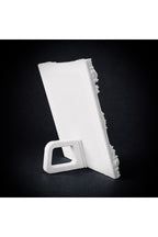 Eterna Yılan & Çiçek Rölyef Beyaz Tablo | Varaklı Çerçeve 170mm x230mm