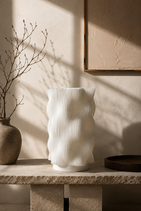 WAVY Lamp Premium Dekoratif Abajur – Modern Tasarım Gece Lambası, Ortam Işığı