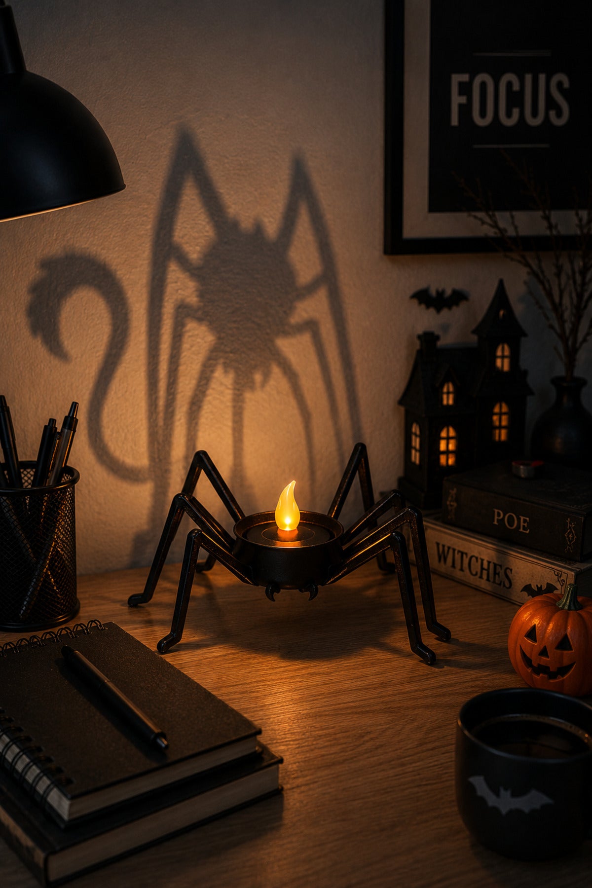 SpiderFlame Dekoratif Mumluk