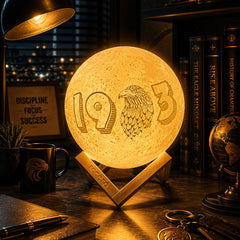 Kartal 3 Yıldız Dekoratif ay Gece Lambası Moon Lamp Pilli