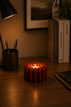 FloraGlow Candle Holder | Dekoratif Pilli Mumluk