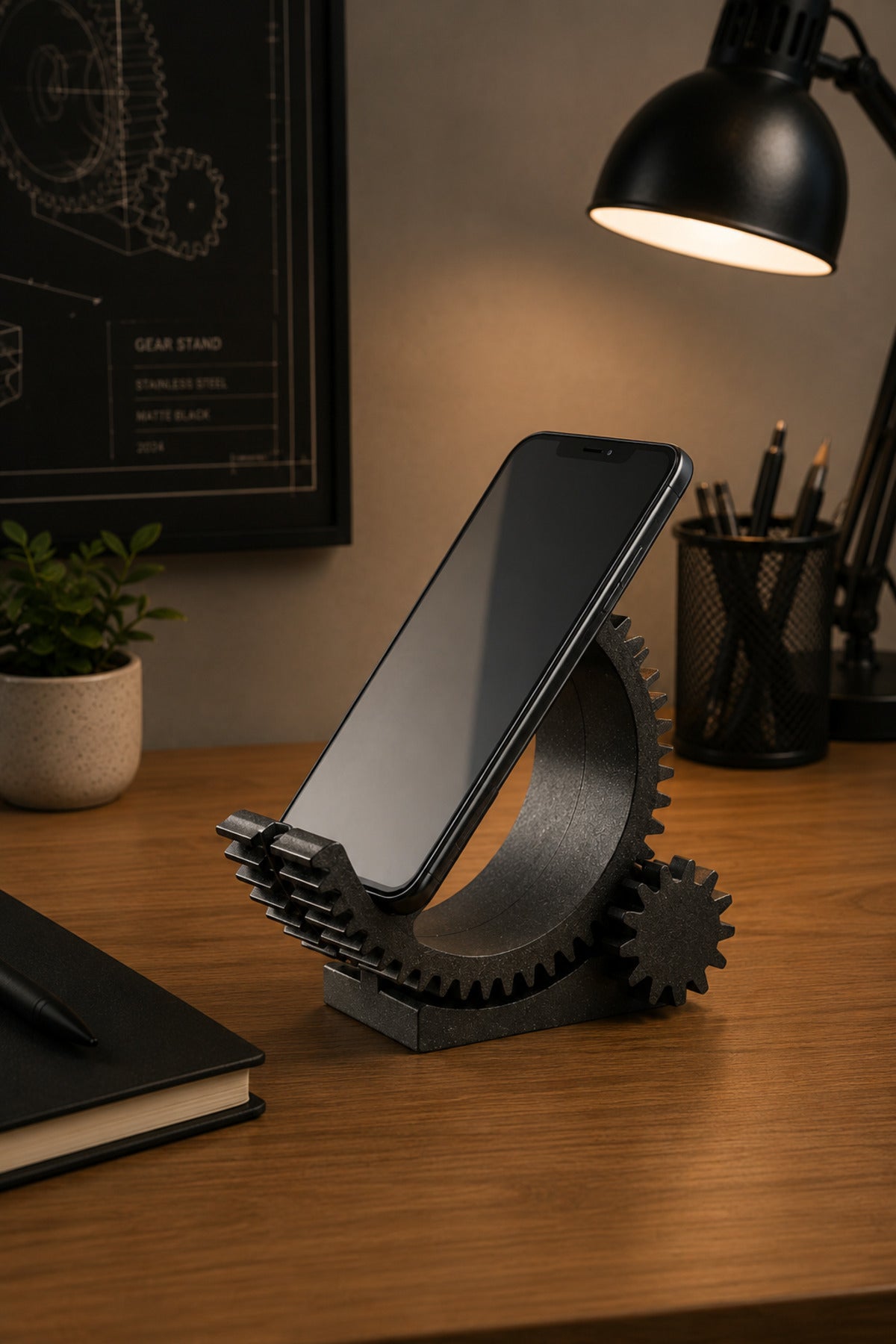 GearStand Mekanik Tasarım Telefon Standı