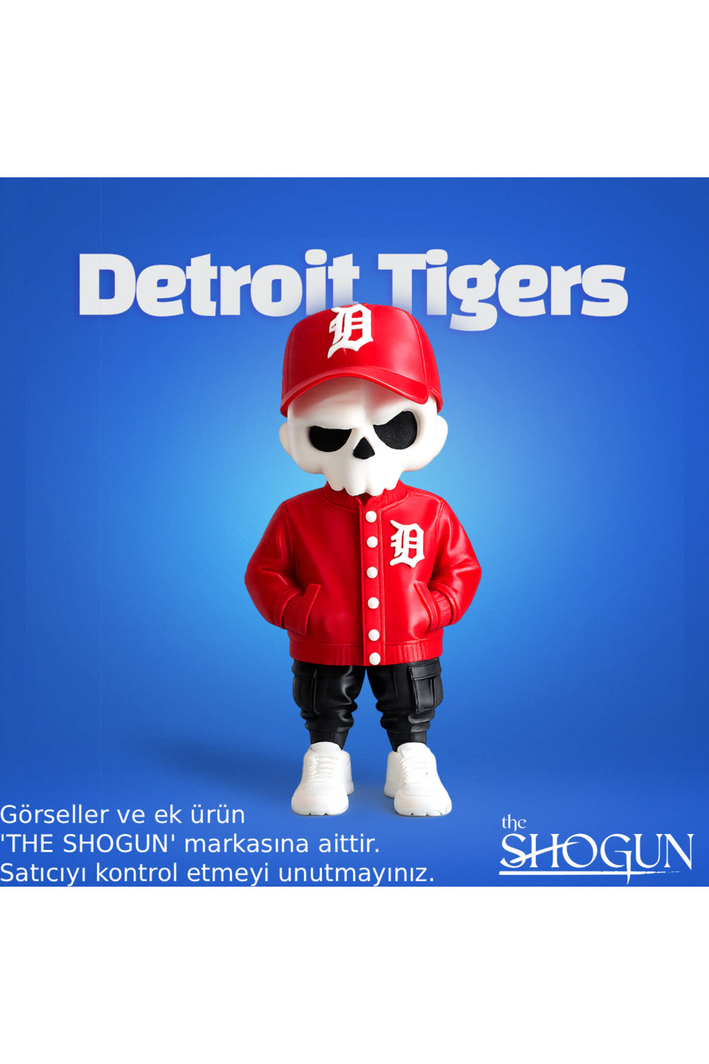Kuru Kafa Old School Detroit Tigers Kombin Kırmızı | Özel Seri Koleksiyon Ürünü Oyuncak Figür