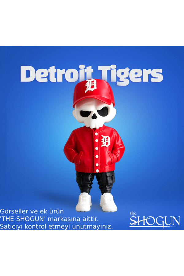 Kuru Kafa Old School Detroit Tigers Kombin Kırmızı | Özel Seri Koleksiyon Ürünü Oyuncak Figür