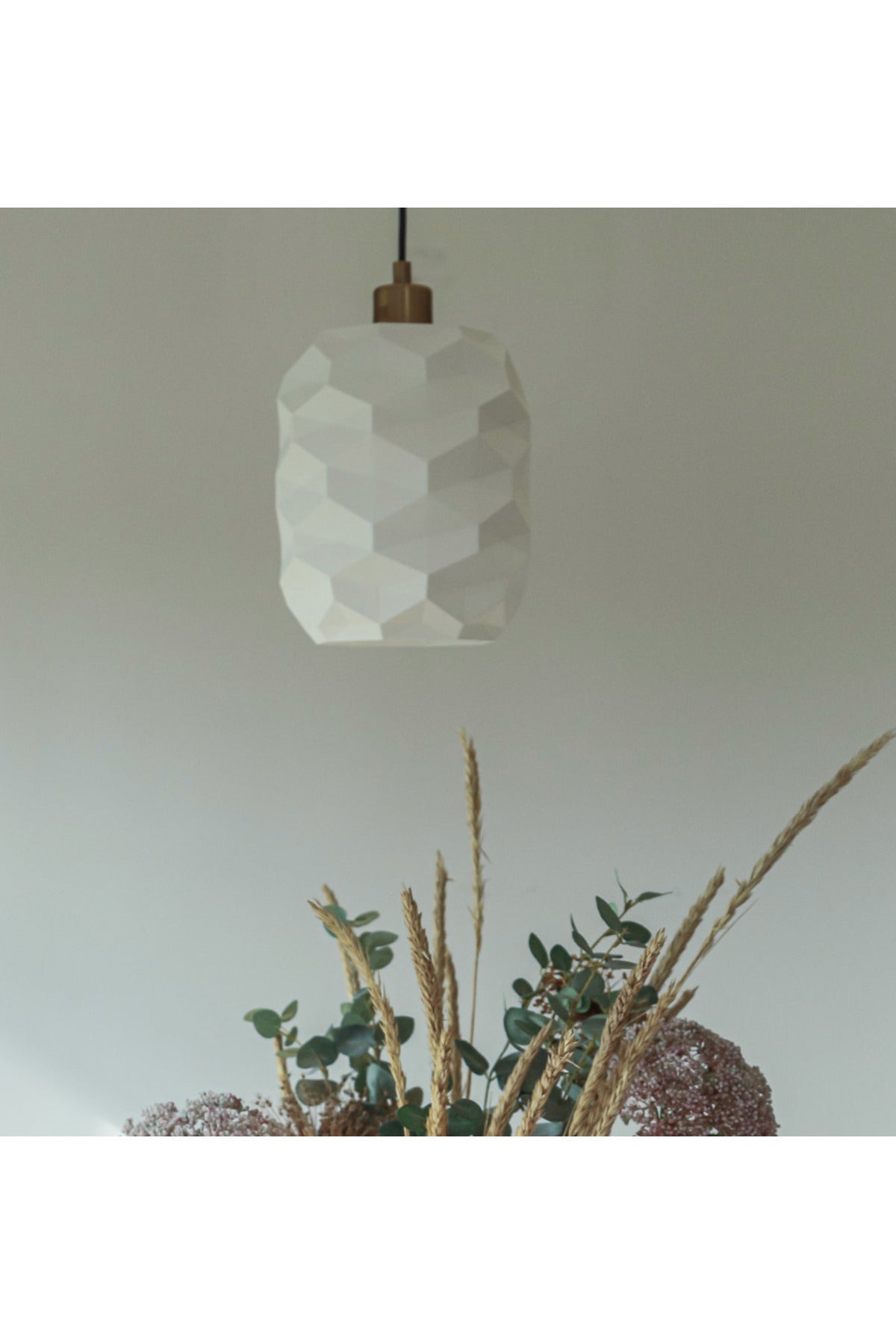 Hexora Pendant Geometrik Tavan Lambası Modern Minimal Avize