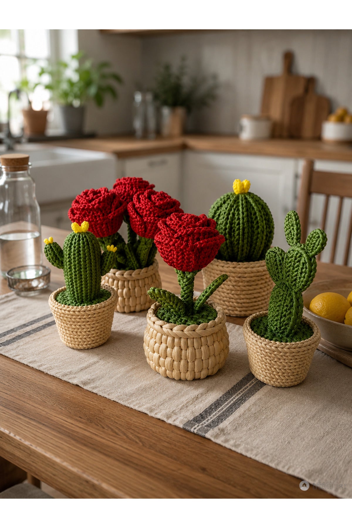 BloomCactus 5’li Dekoratif Saklama Kabı Seti