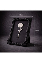 Monarch Rose Kabartma Gül Model Varaklı Premium Tablo |170MM x 230MM