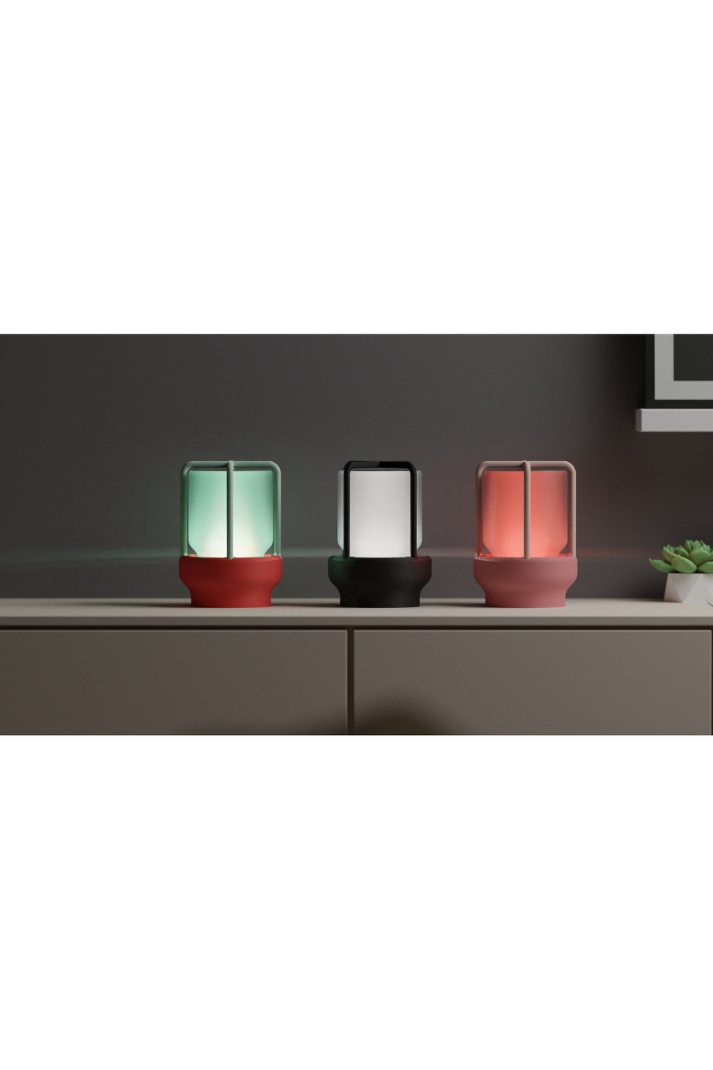 Modern Minimalist LED Gece Lambası – Dekoratif Ortam Işığı | 3 Renk Seçeneği