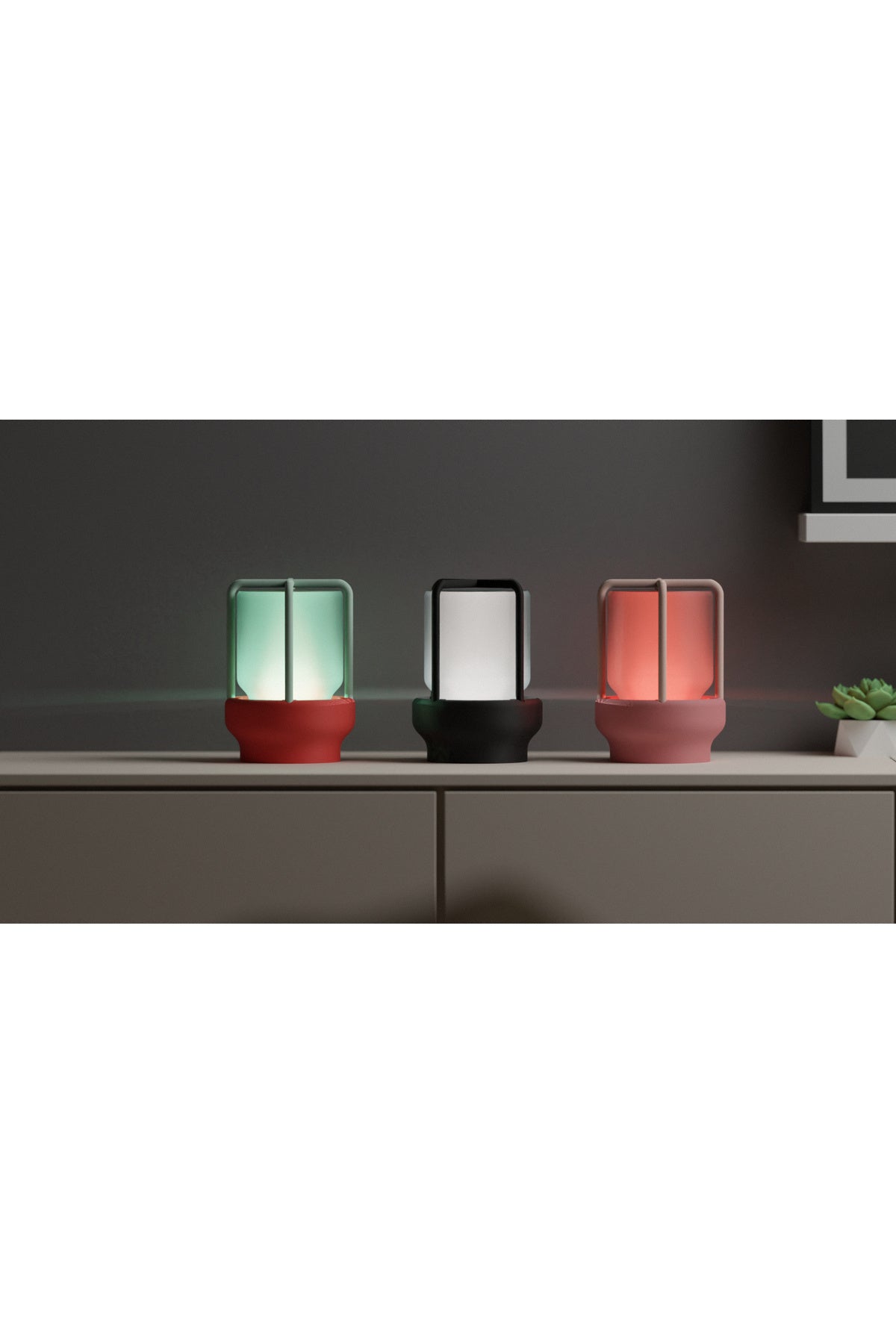 Modern Minimalist LED Gece Lambası – Dekoratif Ortam Işığı | 3 Renk Seçeneği