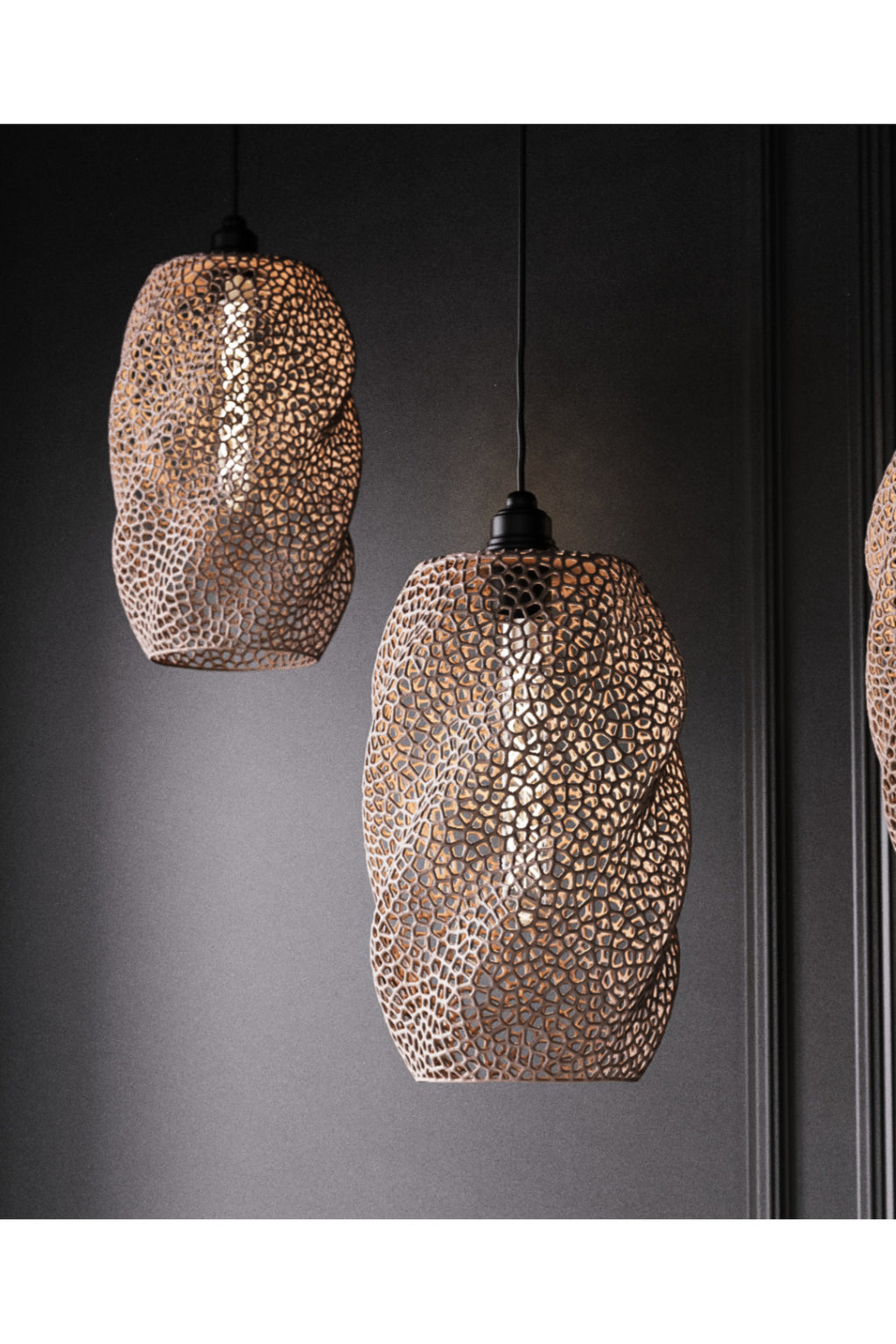 Morpha Stone Modern Sarkıt Işık Organik Tasarımlı Ev Aydınlatması