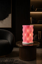 WAVY LAMP Premium Dekoratif Abajur – Modern Tasarım Gece Lambası, Ortam Işığı