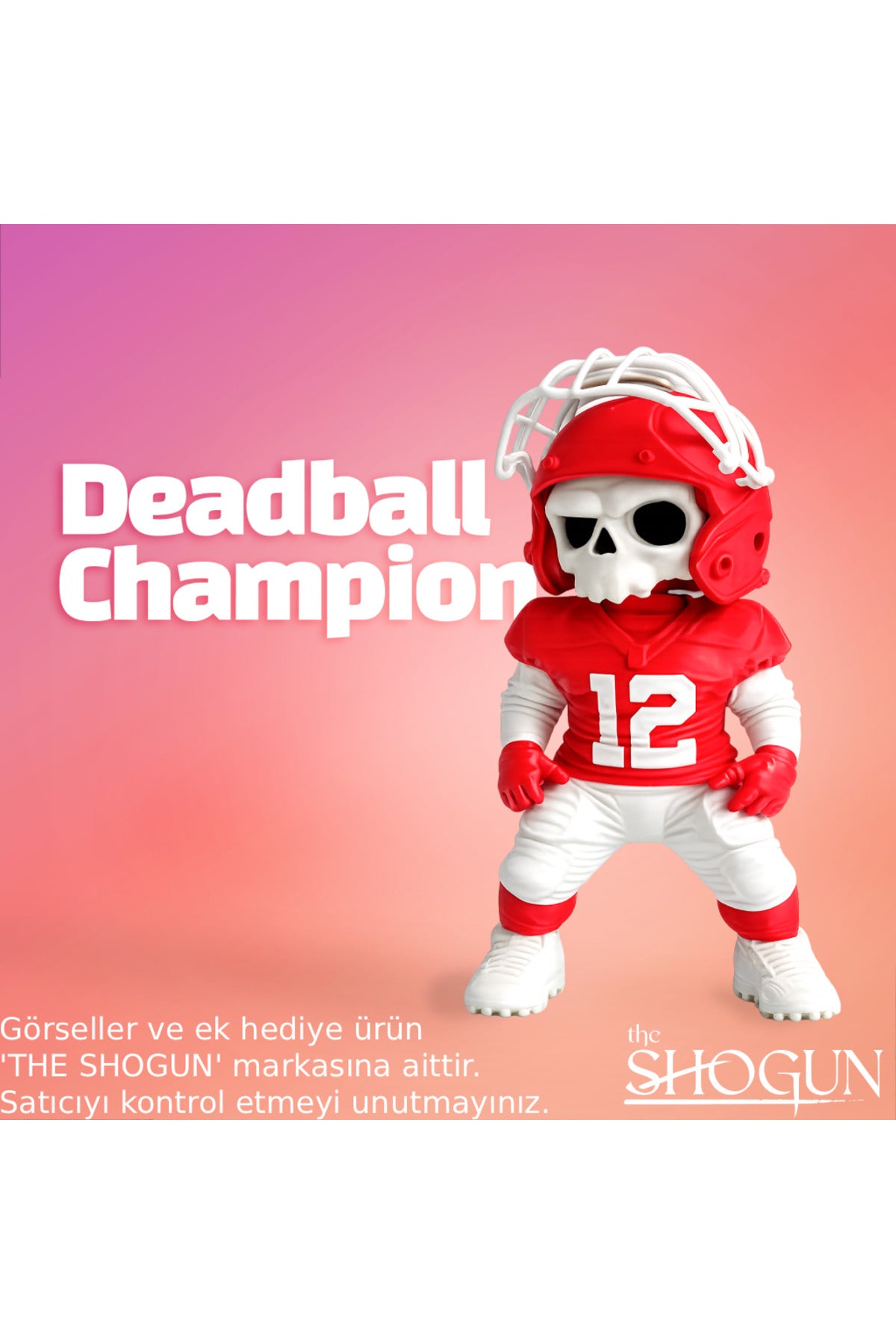 Kuru Kafa Deadball Champion Kırmızı | Özel Seri Koleksiyon Ürünü Oyuncak Figür