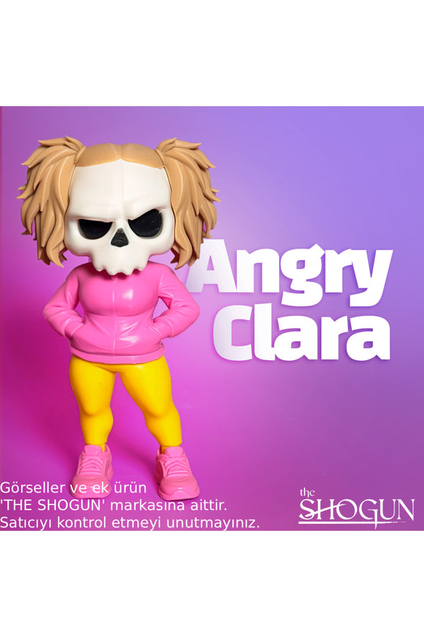 KURU KAFA ANGRY CLARA PEMBE KOMBİN | Özel Seri Koleksiyon Ürünü Oyuncak Figür