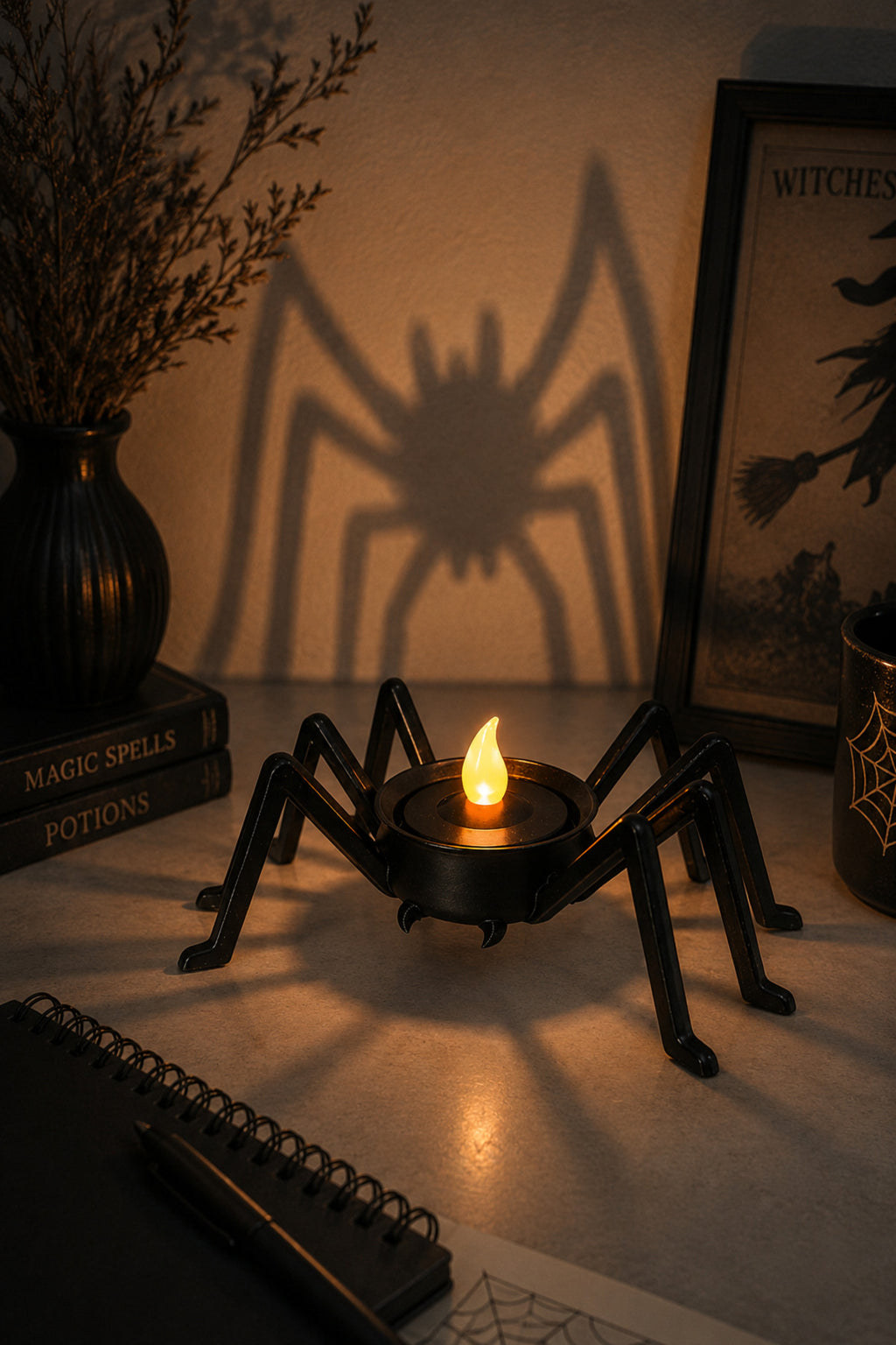 SpiderFlame Dekoratif Mumluk