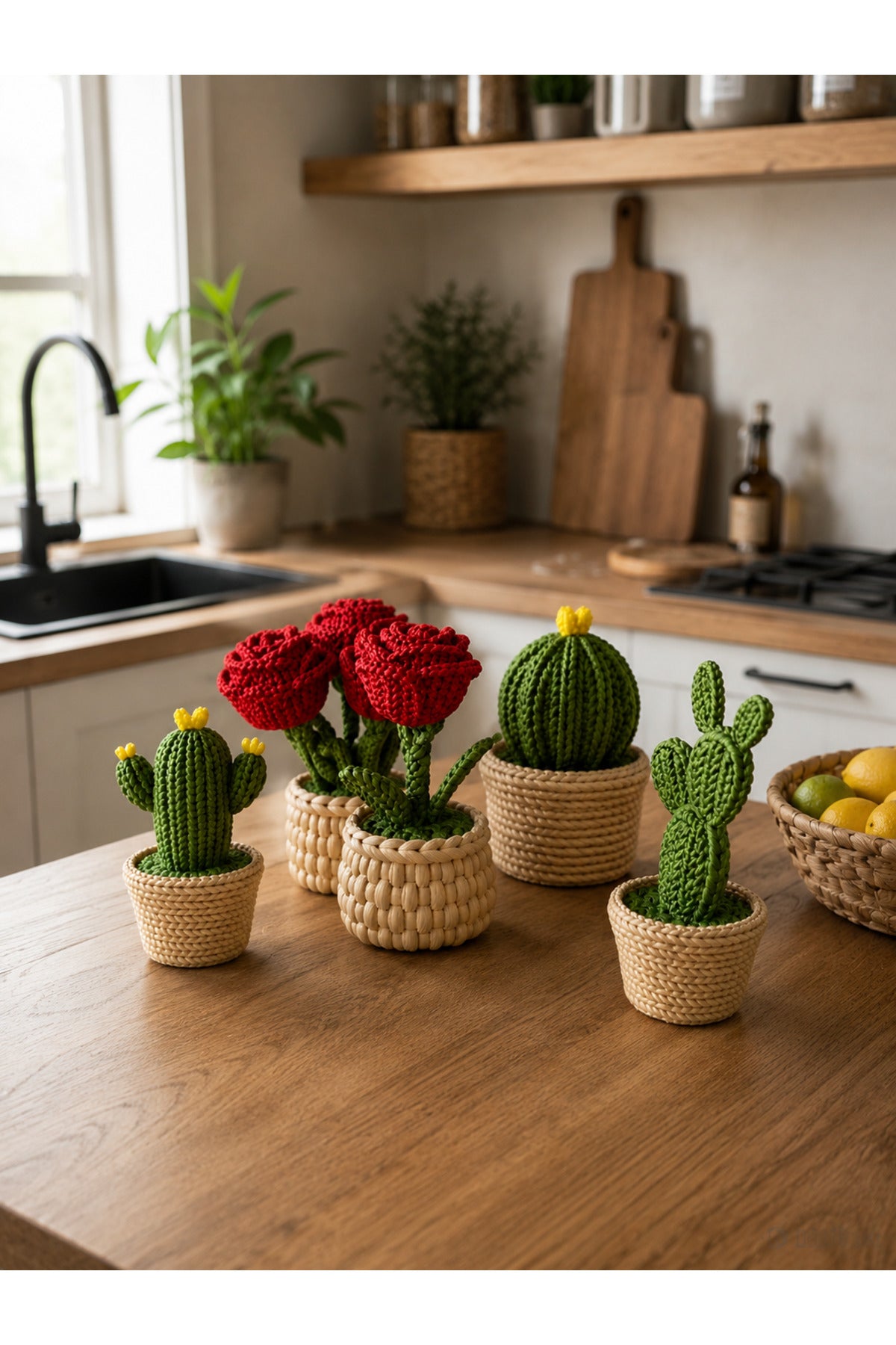 BloomCactus 5’li Dekoratif Saklama Kabı Seti