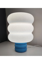 Blumera Puff LED Görünümlü Dekoratif Masa Lambası Modern Gece Lambası Ortam Aydınlatma