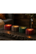 FloraGlow Candle Holder | Dekoratif Pilli Mumluk