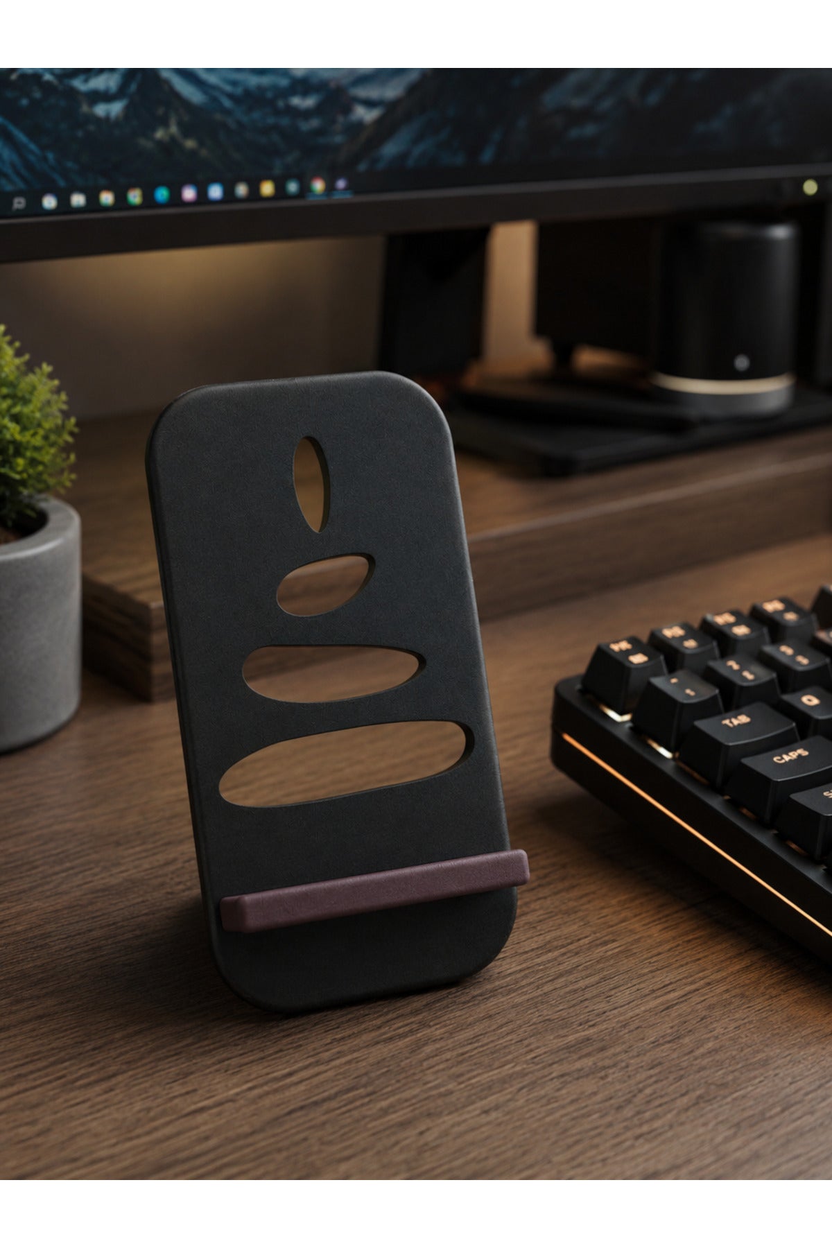PatternStand Desenli Telefon Standı Dekoratif Masaüstü Serisi