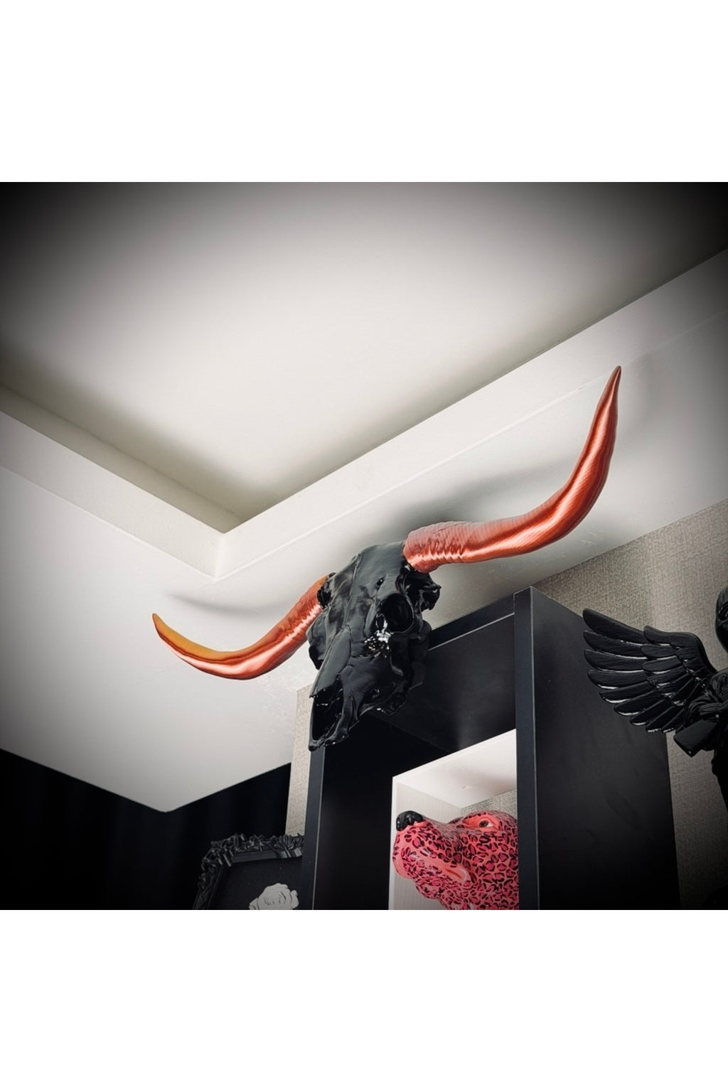 Black Horn Dekoratif Duvar Objesi