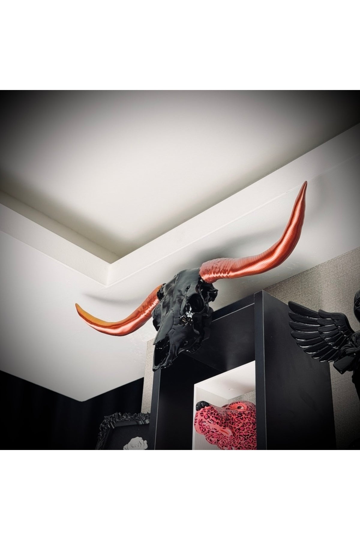 Black Horn Dekoratif Duvar Objesi