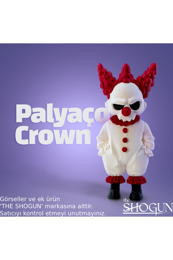 Kuru Kafa Palyaço Crown Özel Seri Beyaz | Özel Seri Koleksiyon Ürünü Oyuncak Figür