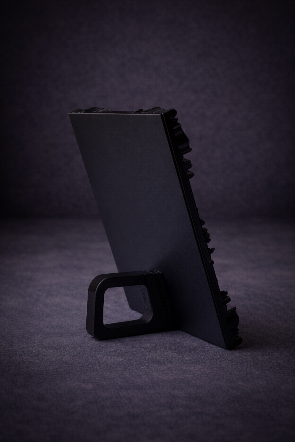 Eterna Yılan & Çiçek Rölyef Siyah Tablo