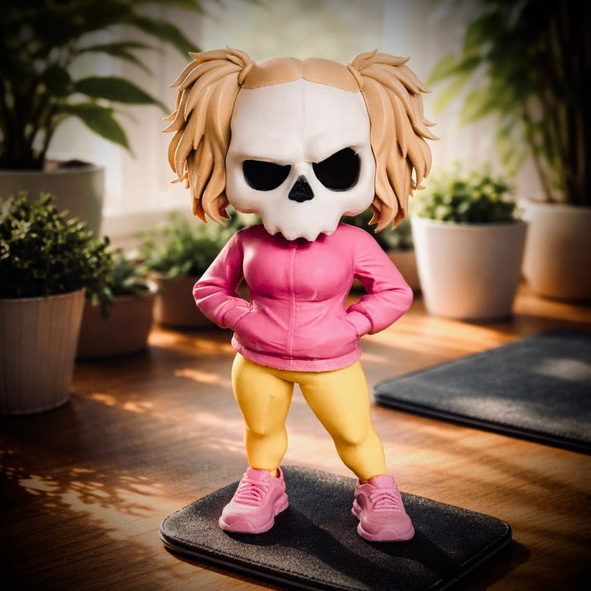 KURU KAFA ANGRY CLARA PEMBE KOMBİN