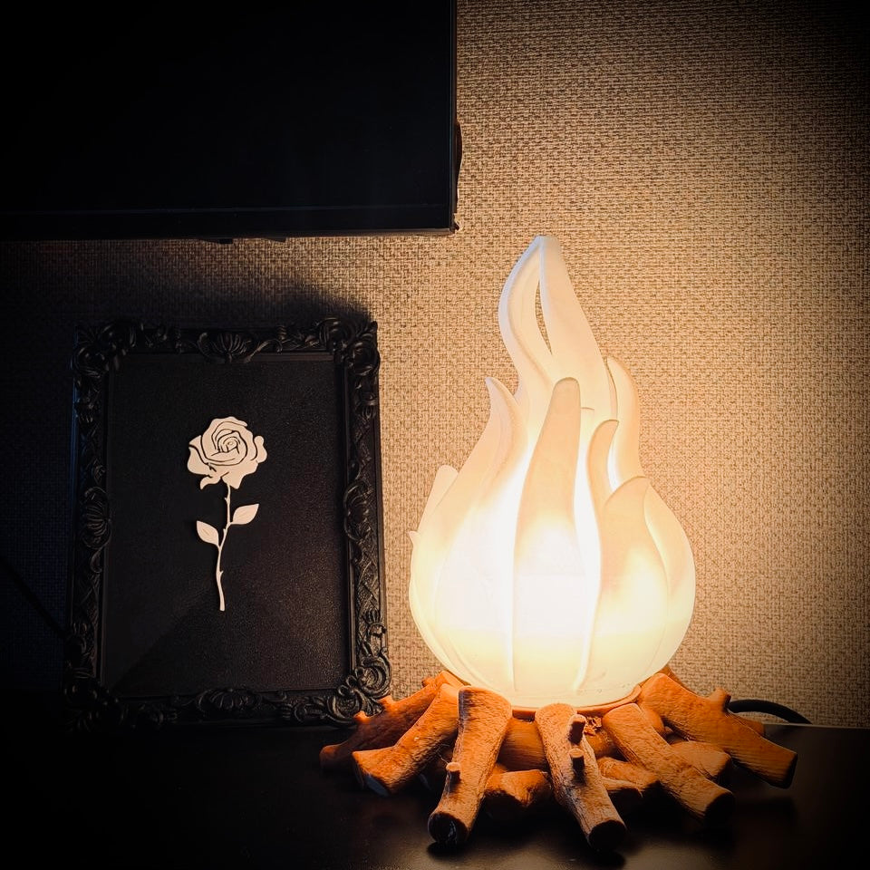 Campfire Dekoratif Masa Lambası | Modern Dekoratif Abajur