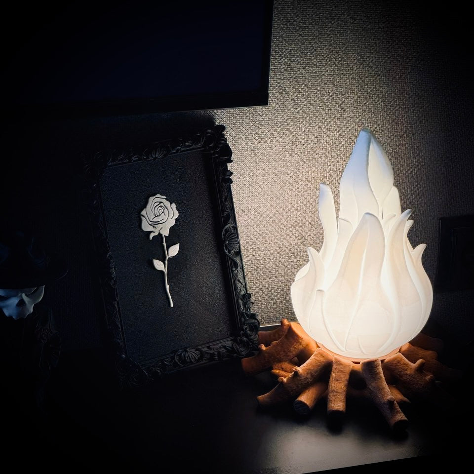Campfire Dekoratif Masa Lambası | Modern Dekoratif Abajur