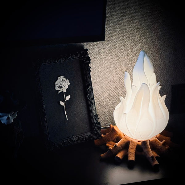 Campfire Dekoratif Masa Lambası | Modern Dekoratif Abajur