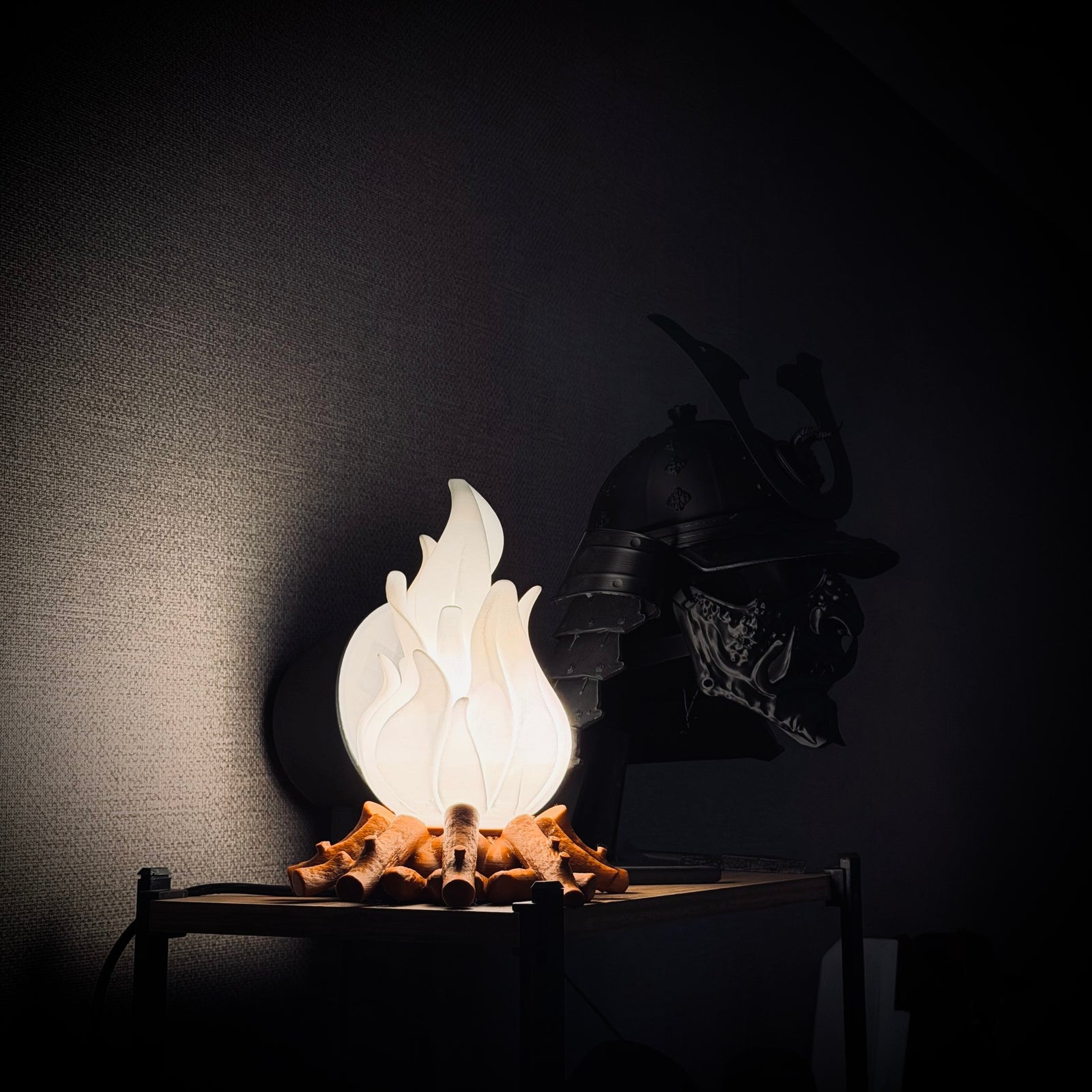 Campfire Dekoratif Masa Lambası | Modern Dekoratif Abajur